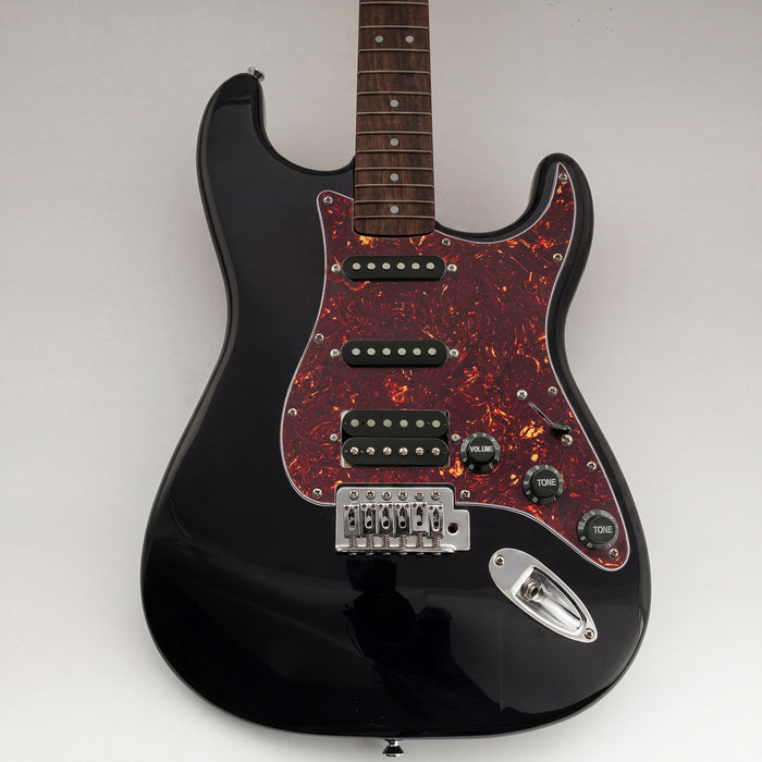 Musiclily Basic Pre-wired Loaded ST-HSS Pickguard with Ceramic Pickups for Strat Style Electric Guitar