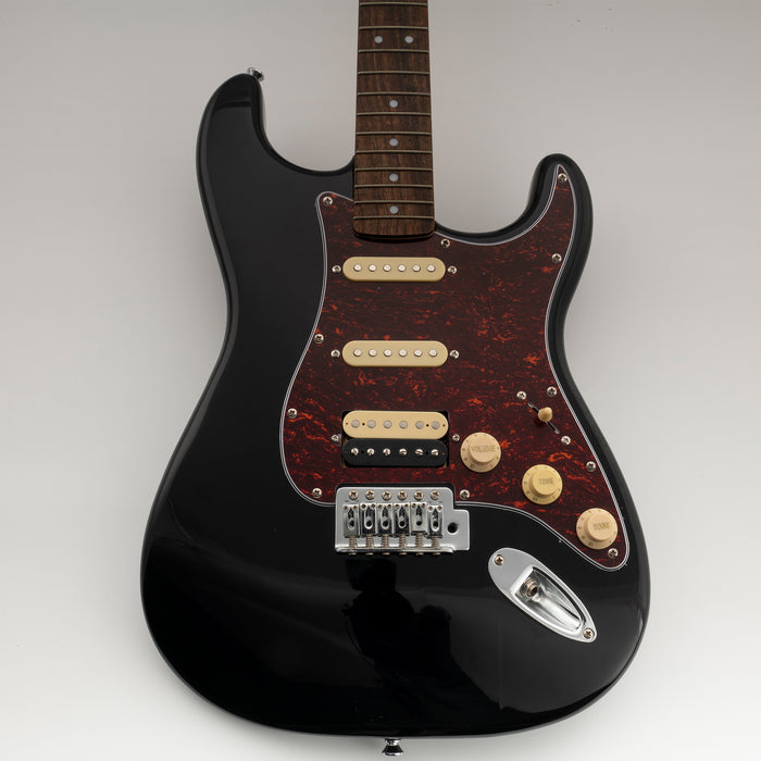 Musiclily Basic Pre-wired Loaded ST-HSS Pickguard with Ceramic Pickups for Strat Style Electric Guitar