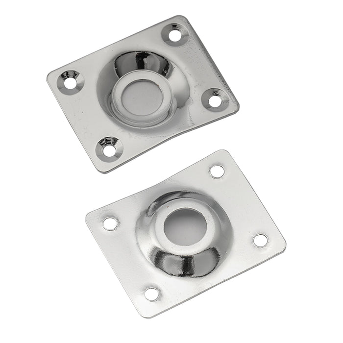 Part of musiclily basic steel rectangle guitar jack plate for electric guitar or bass m772 2p