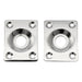 musiclily basic steel rectangle guitar jack plate for electric guitar or bass m772 2p