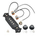musiclily basic pre wired sound hole single coil pickup wiring harness for 4 string cigar box guitar mx0016