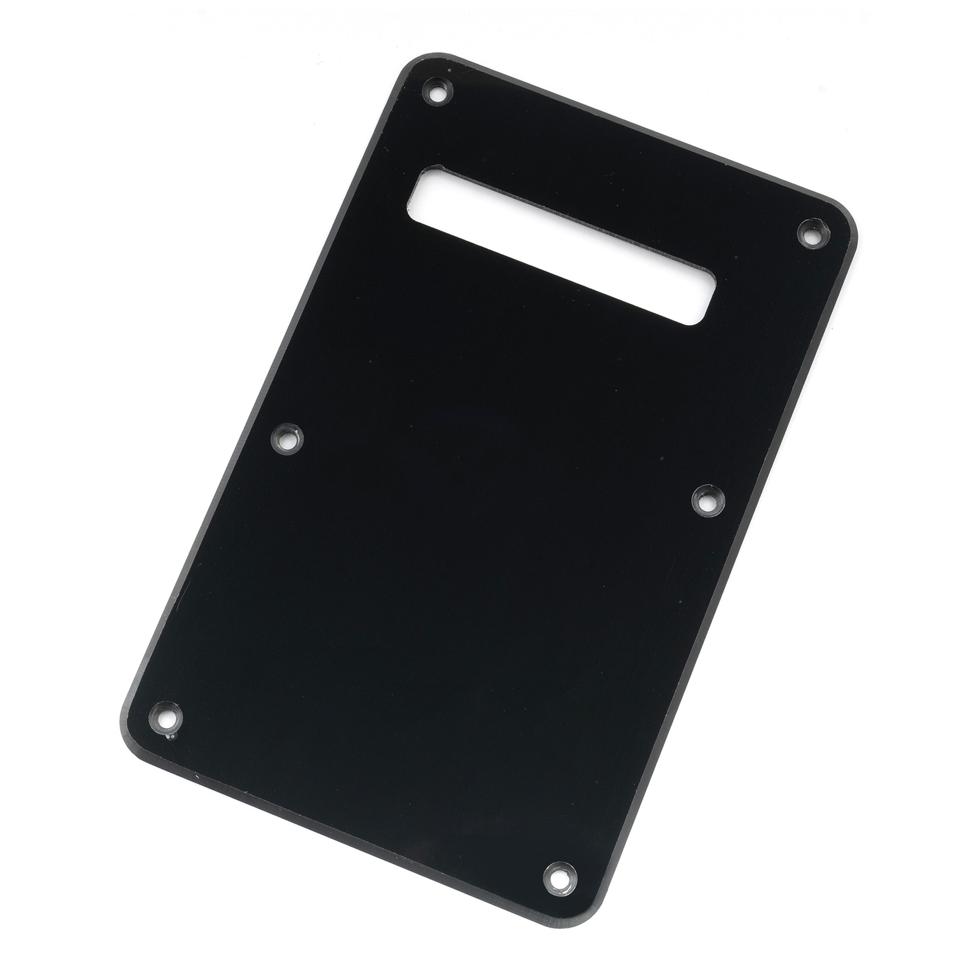 detail of musiclily pro guitar strat back plate for fender usa mexican standard stratocaster modern style 1 3 4 ply mx0021p