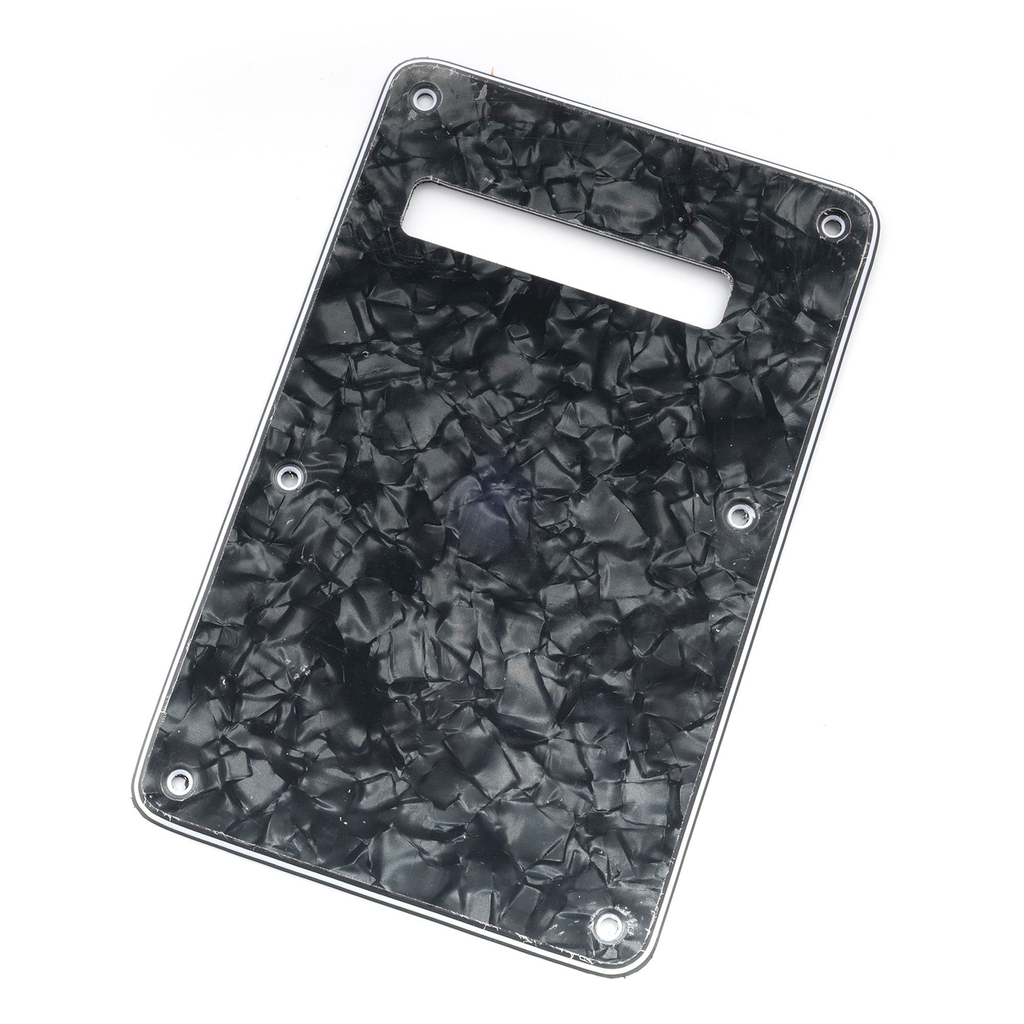 Musiclily Pro Guitar Strat Back Plate for Fender USA/Mexican Standard Stratocaster Modern Style, 1/3/4 Ply