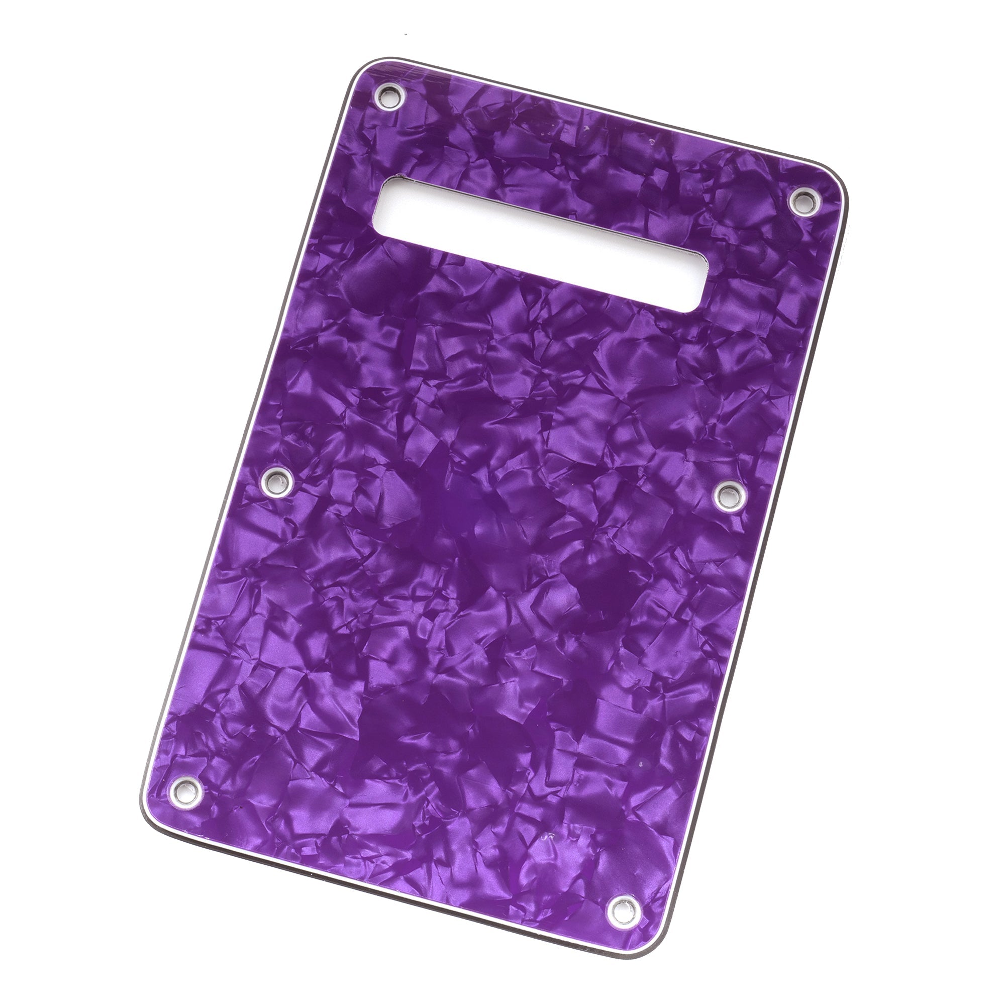 Musiclily Pro Guitar Strat Back Plate for Fender USA/Mexican Standard Stratocaster Modern Style, 1/3/4 Ply