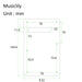 Dimensions of musiclily pro guitar strat back plate for fender usa mexican stratocaster standard modern style mx0038
