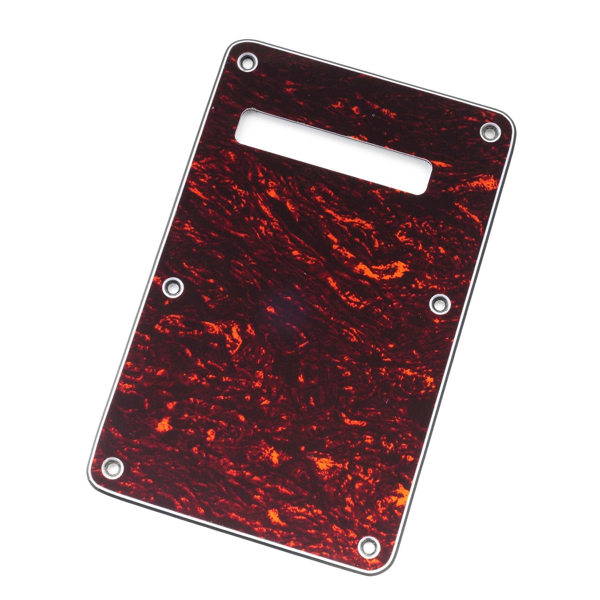 Musiclily Pro Guitar Strat Back Plate for Fender USA/Mexican Standard Stratocaster Modern Style, 1/3/4 Ply