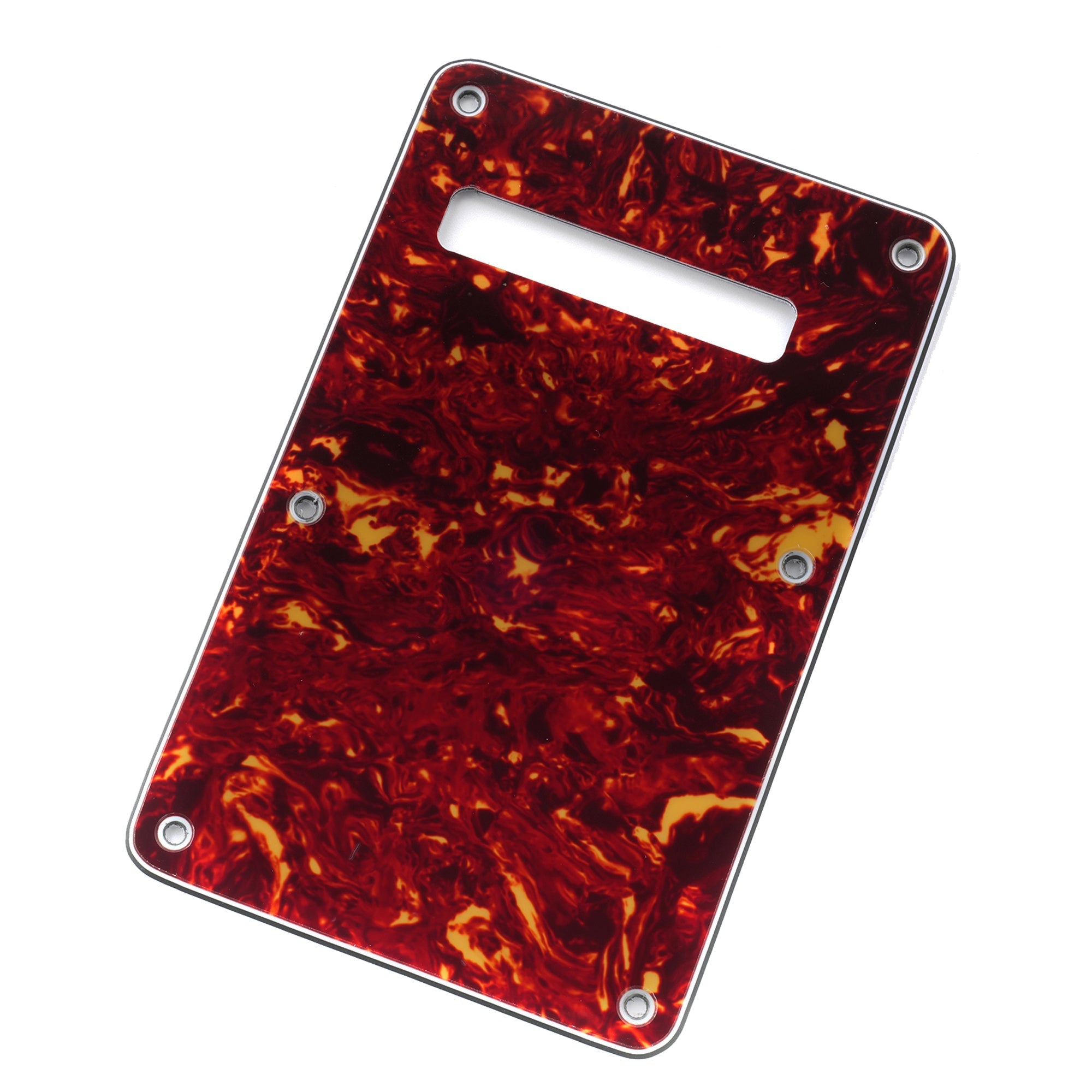 Musiclily Pro Guitar Strat Back Plate for Fender USA/Mexican Standard Stratocaster Modern Style, 1/3/4 Ply
