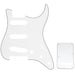 musiclily pro sss 11 hole strat guitar pickguard and backplate set for fender usa mexican standard strat modern style 1 3 4ply mx0111mx0021p