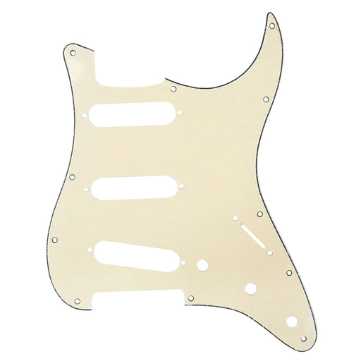 musiclily pro sss 11 hole strat guitar pickguard for fender usa mexican made standard strat modern style 1 3 4 ply mx0111