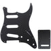 musiclily pro sss 11 hole strat guitar pickguard and backplate set for fender usa mexican standard strat modern style 1 3 4ply mx0111mx0021p