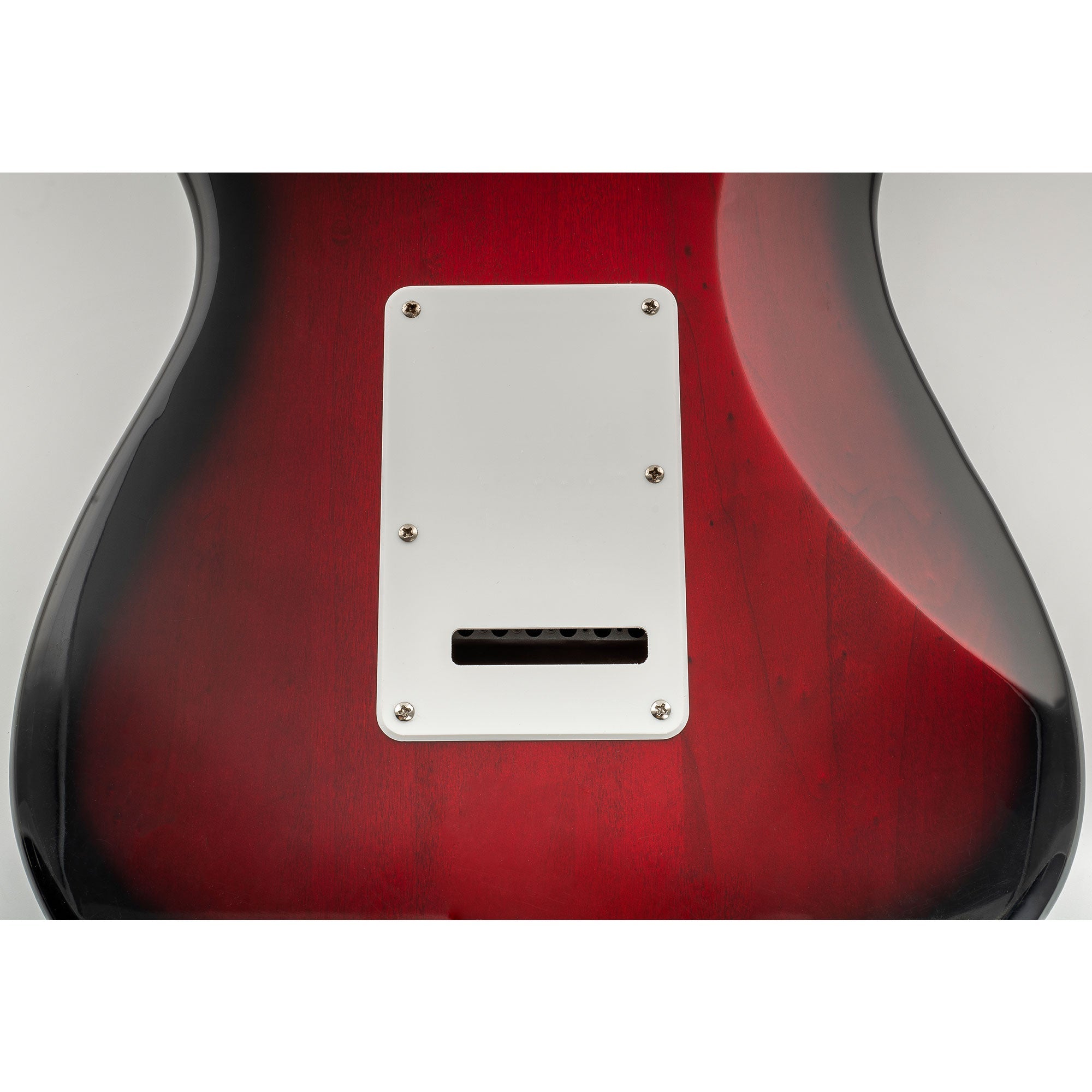 Musiclily Pro SSS 11-Hole Strat Guitar Pickguard and BackPlate Set for Fender USA/Mexican Standard Strat Modern Style, 1/3/4Ply