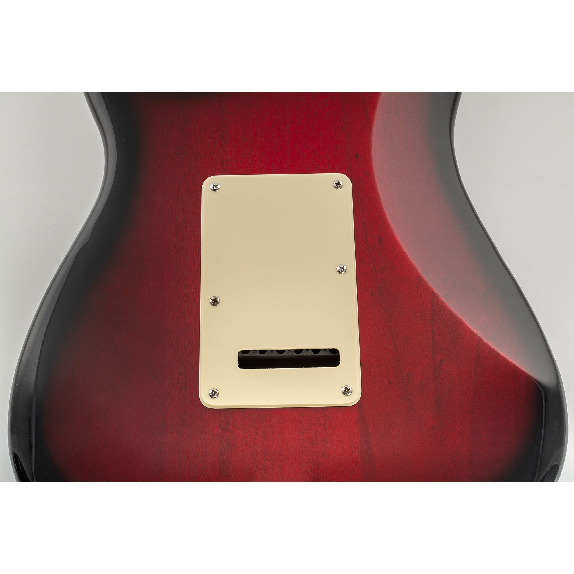 Musiclily Pro SSS 11-Hole Strat Guitar Pickguard and BackPlate Set for Fender USA/Mexican Standard Strat Modern Style, 1/3/4Ply