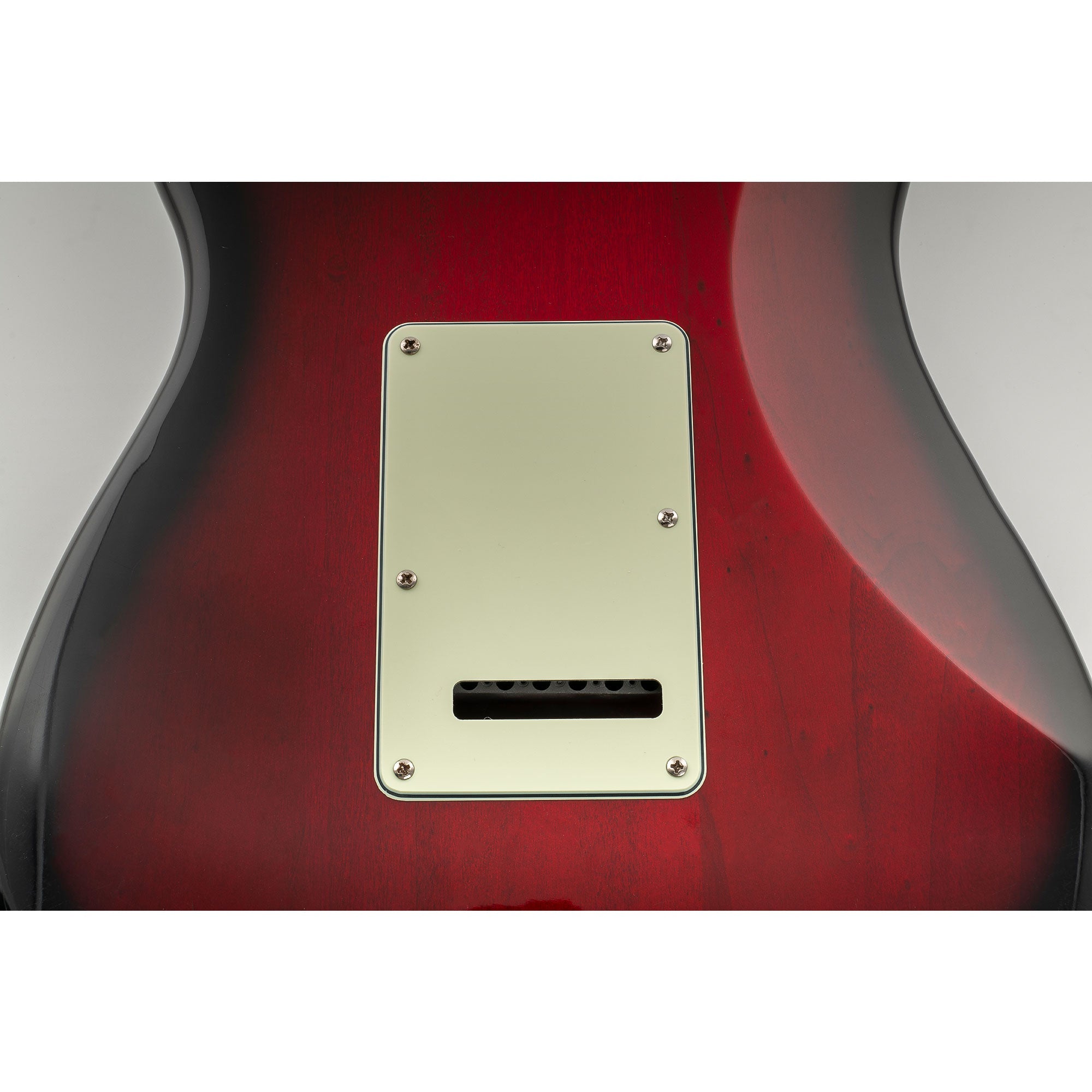 Musiclily Pro SSS 11-Hole Strat Guitar Pickguard and BackPlate Set for Fender USA/Mexican Standard Strat Modern Style, 1/3/4Ply