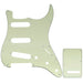 musiclily pro sss 11 hole strat guitar pickguard and backplate set for fender usa mexican standard strat modern style 1 3 4ply mx0111mx0021p
