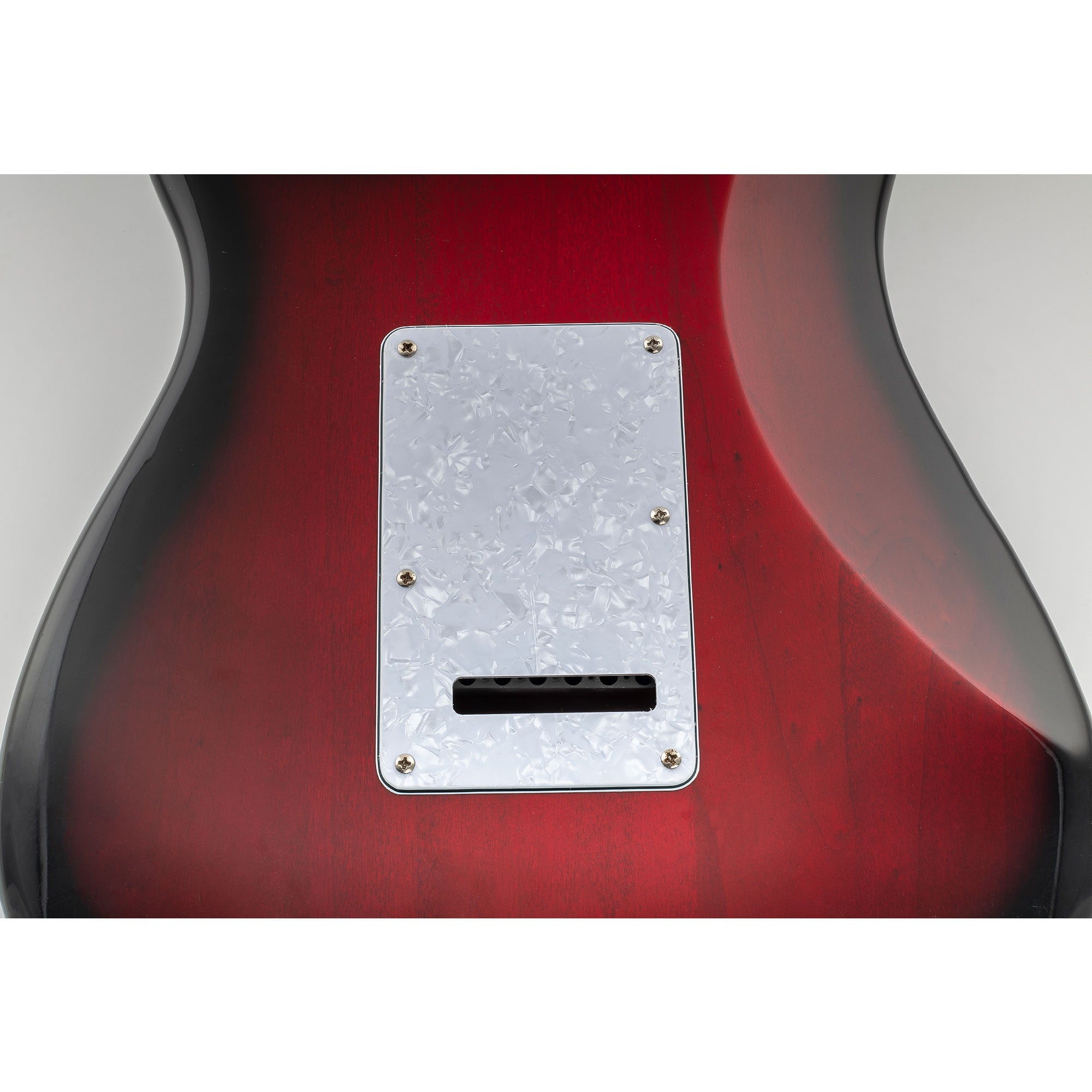 Musiclily Pro SSS 11-Hole Strat Guitar Pickguard and BackPlate Set for Fender USA/Mexican Standard Strat Modern Style, 1/3/4Ply