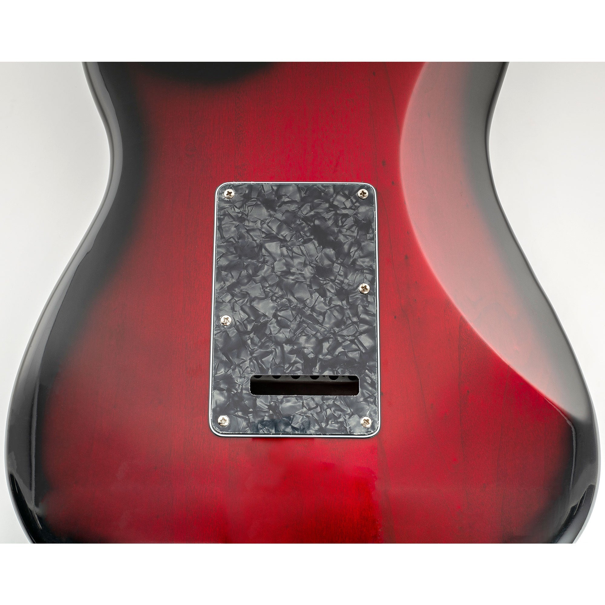 Musiclily Pro SSS 11-Hole Strat Guitar Pickguard and BackPlate Set for Fender USA/Mexican Standard Strat Modern Style, 1/3/4Ply