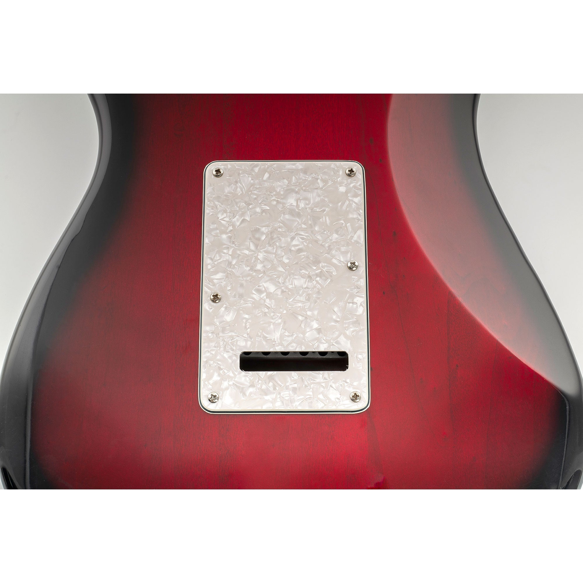 Musiclily Pro SSS 11-Hole Strat Guitar Pickguard and BackPlate Set for Fender USA/Mexican Standard Strat Modern Style, 1/3/4Ply