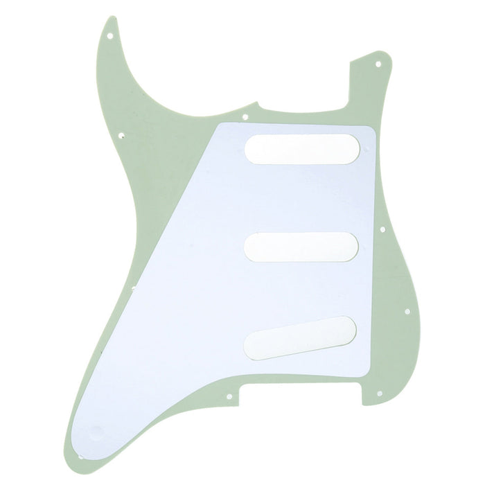 Golpeador Musiclily SSS de 11 agujeros para guitarra Fender Stratocaster estándar de estilo moderno, fabricado en EE. UU. y México, 4 capas