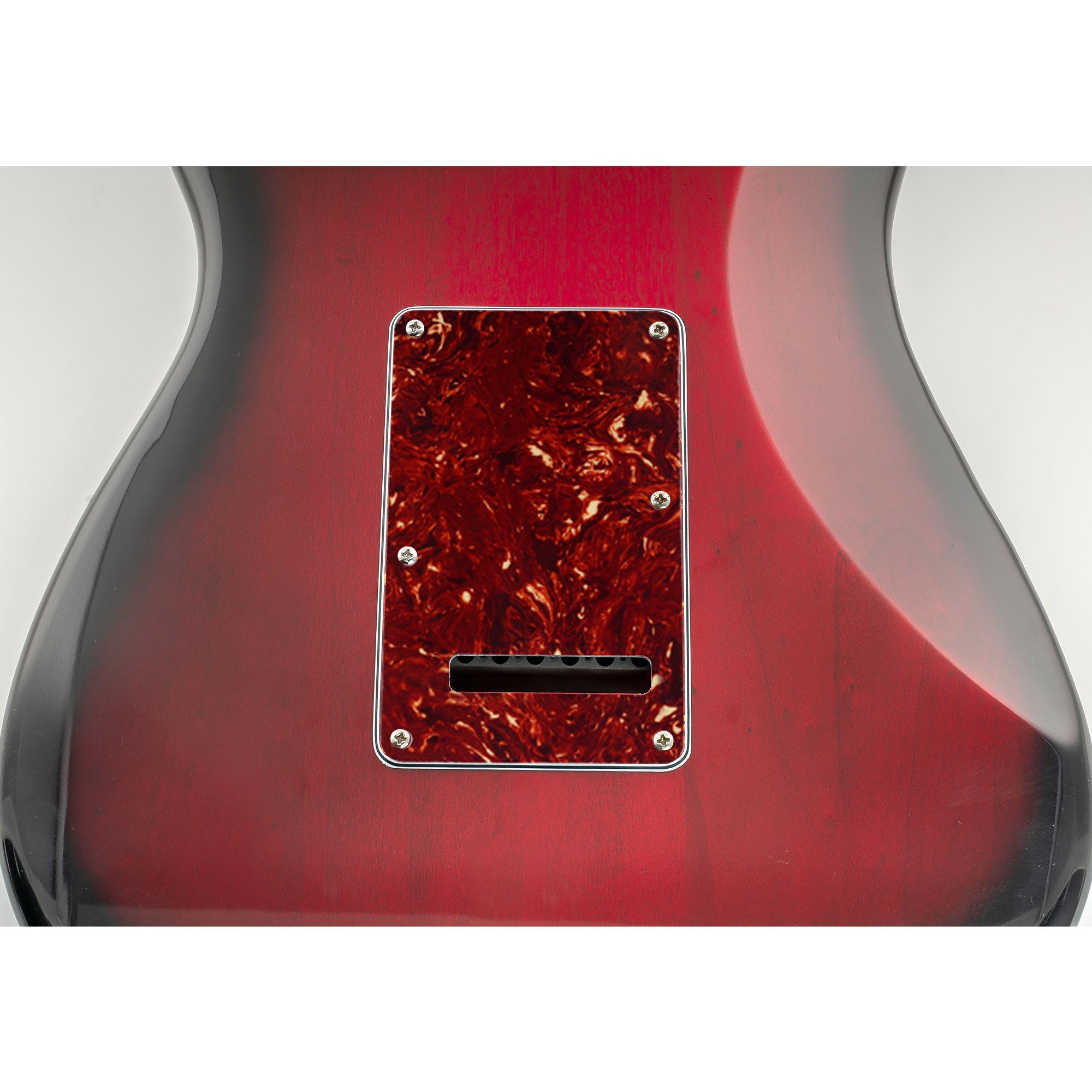 Musiclily Pro SSS 11-Hole Strat Guitar Pickguard and BackPlate Set for Fender USA/Mexican Standard Strat Modern Style, 1/3/4Ply