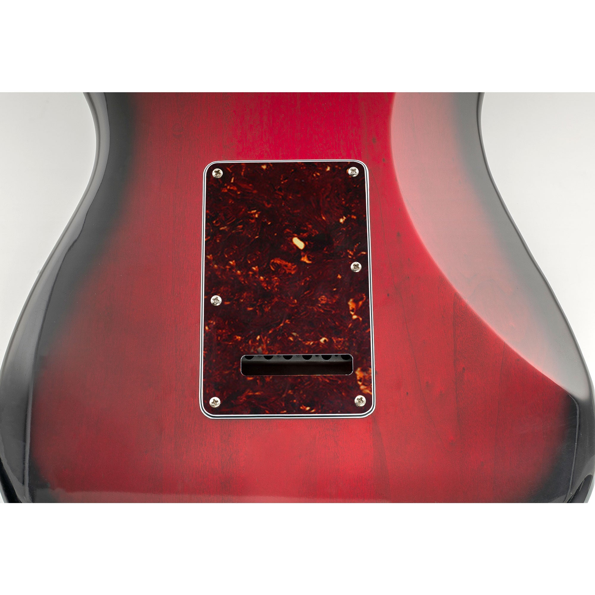 Musiclily Pro SSS 11-Hole Strat Guitar Pickguard and BackPlate Set for Fender USA/Mexican Standard Strat Modern Style, 1/3/4Ply