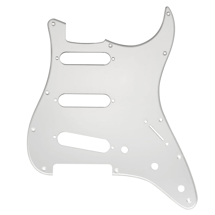 Placa de proteção para guitarra Strat SSS com 11 furos Musiclily Pro para Fender Stratocaster padrão moderno feita nos EUA/México, 1/3/4 camadas
