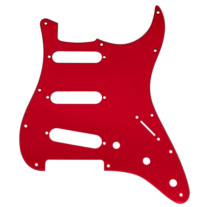Placa de proteção para guitarra Strat SSS com 11 furos Musiclily Pro para Fender Stratocaster padrão moderno feita nos EUA/México, 1/3/4 camadas