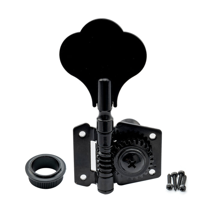 Set di testine per chitarra basso con ingranaggi aperti in linea 4, testine per accordatura. 