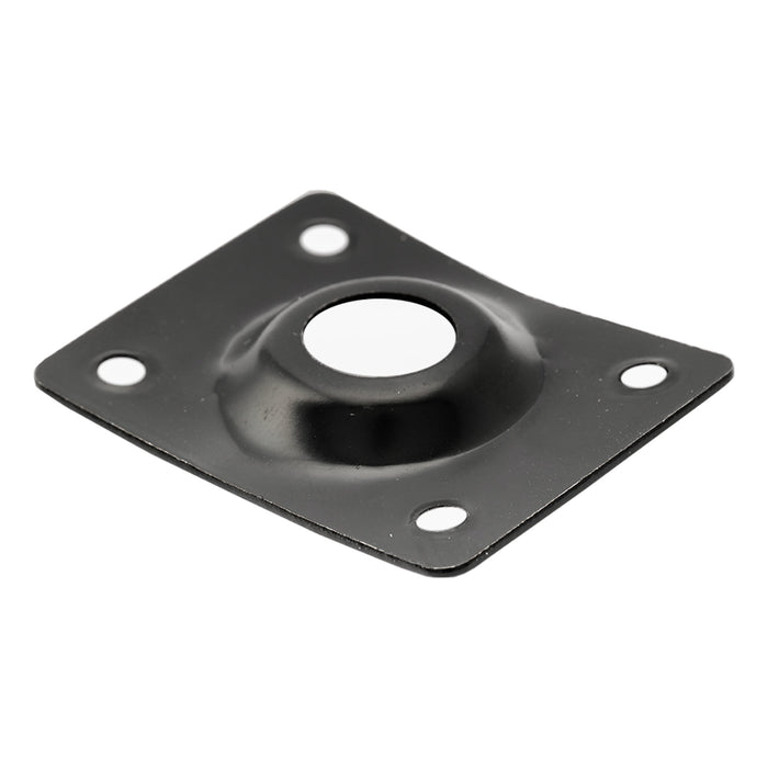 Plaque jack rectangulaire en acier Musiclily Basic pour guitare électrique ou basse, lot de 2