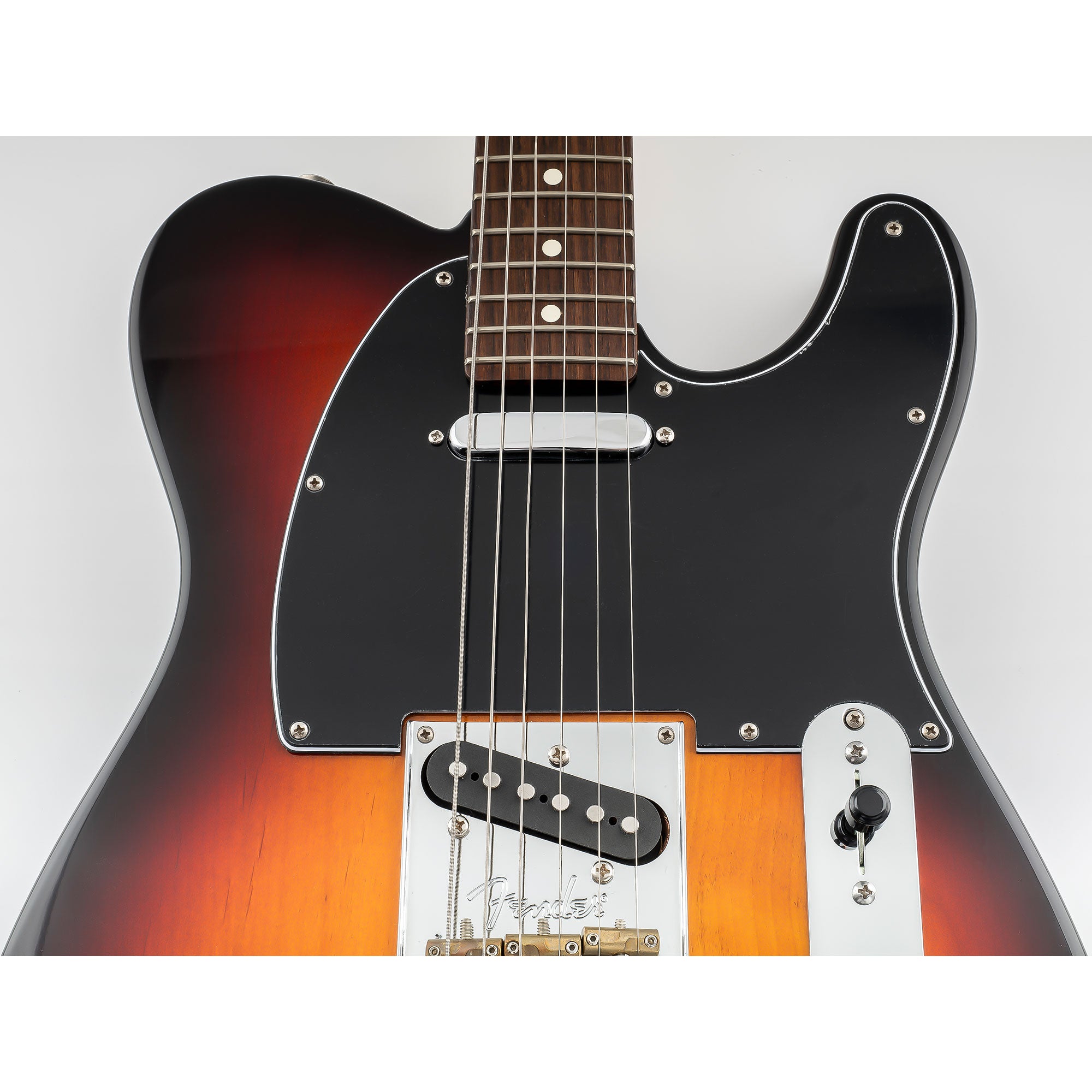 Musiclily Pro 8 Hole Tele Guitar Pickguard for USA/Mexican Made Fender Standard Telecaster Modern Style, 1/3/4 Ply