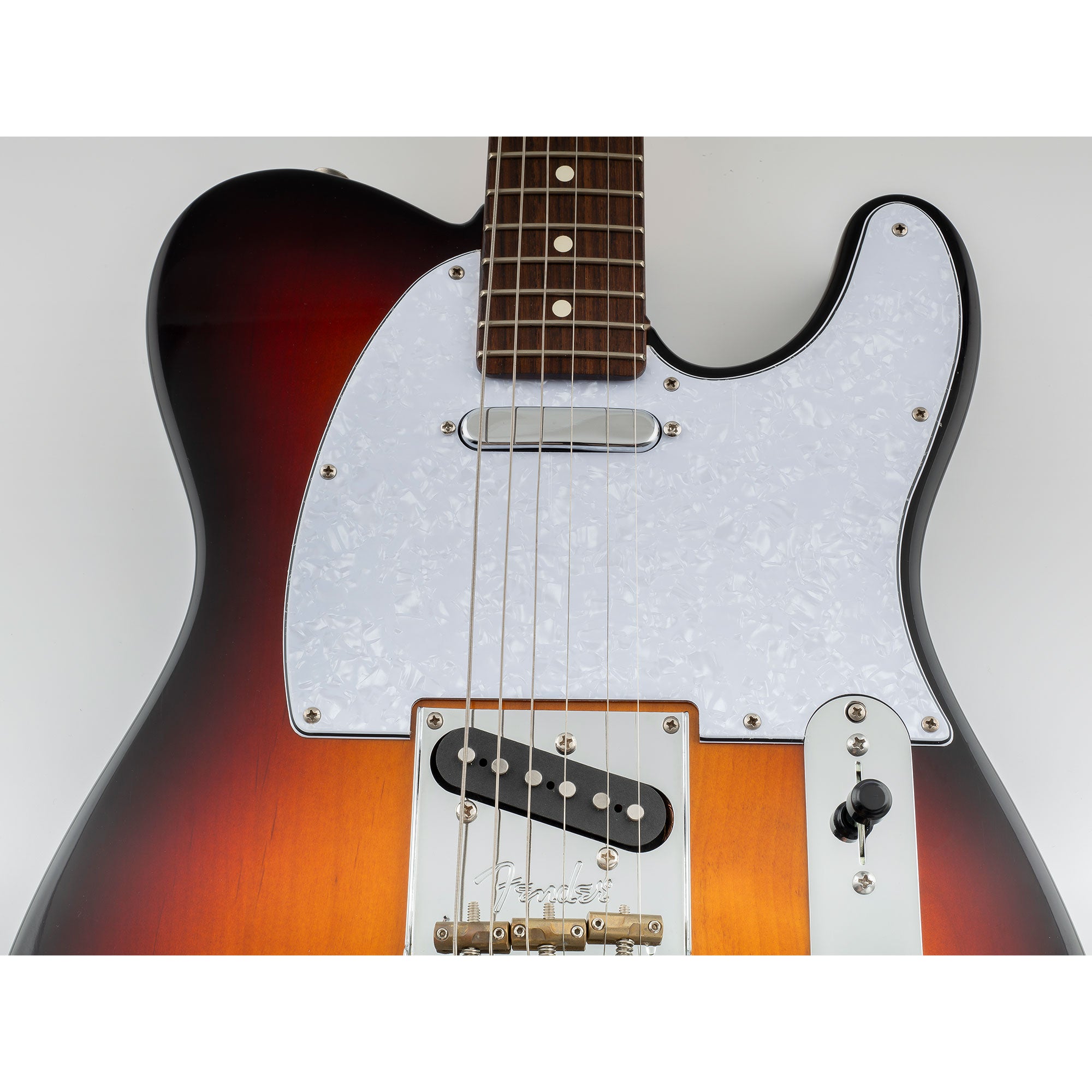 Musiclily Pro 8 Hole Tele Guitar Pickguard for USA/Mexican Made Fender Standard Telecaster Modern Style, 1/3/4 Ply