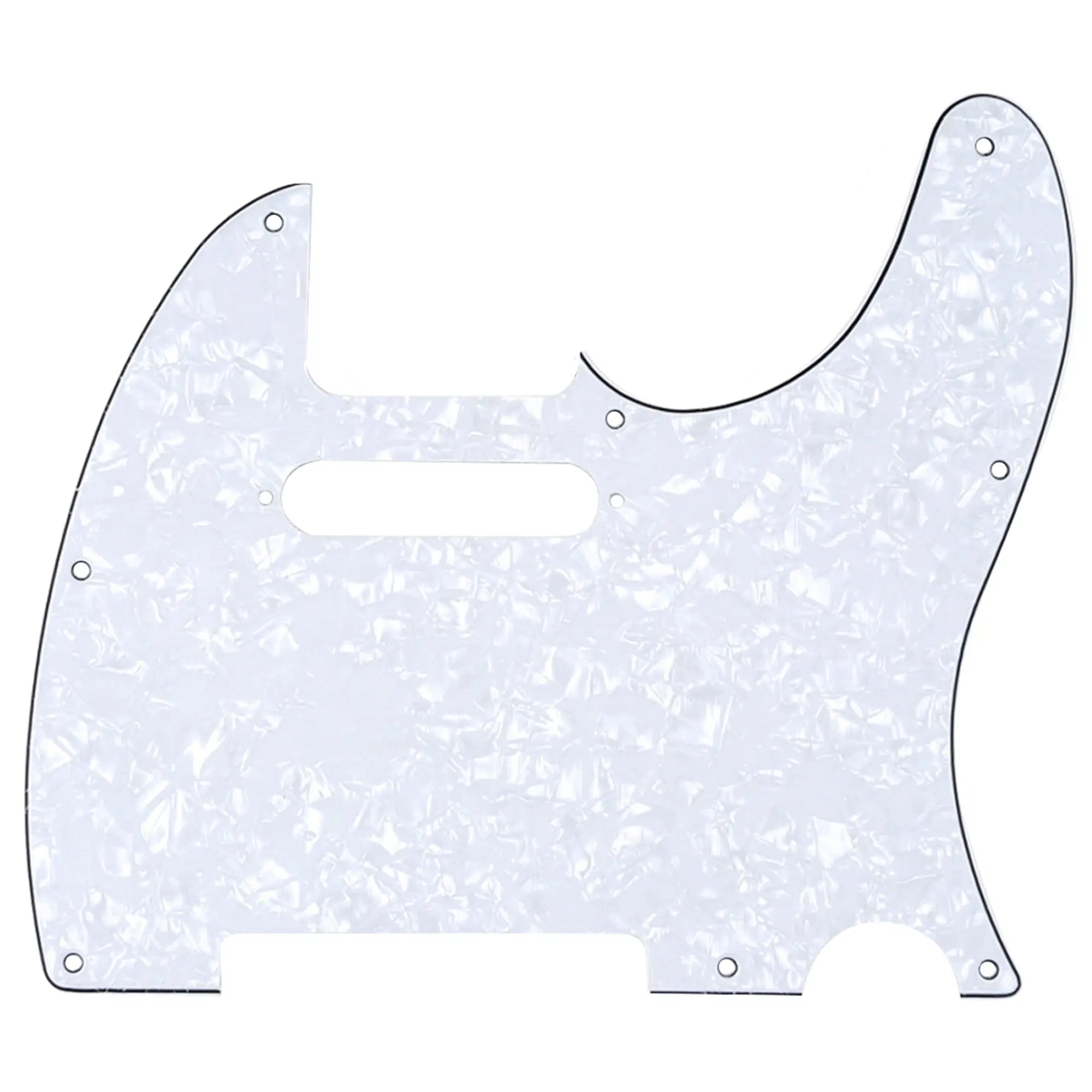 musiclily pro 8 hole tele guitar pickguard for usa mexican made fender standard telecaster modern style 1 3 4 ply mx0220p