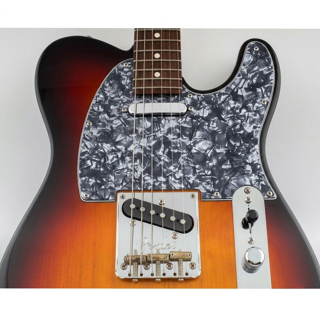 Musiclily Pro 8-отверстий защитная пластинка для телекастера, подходит для Fender Standard Telecaster американского/мексиканского производства, современный стиль, 1/3/4 слоя