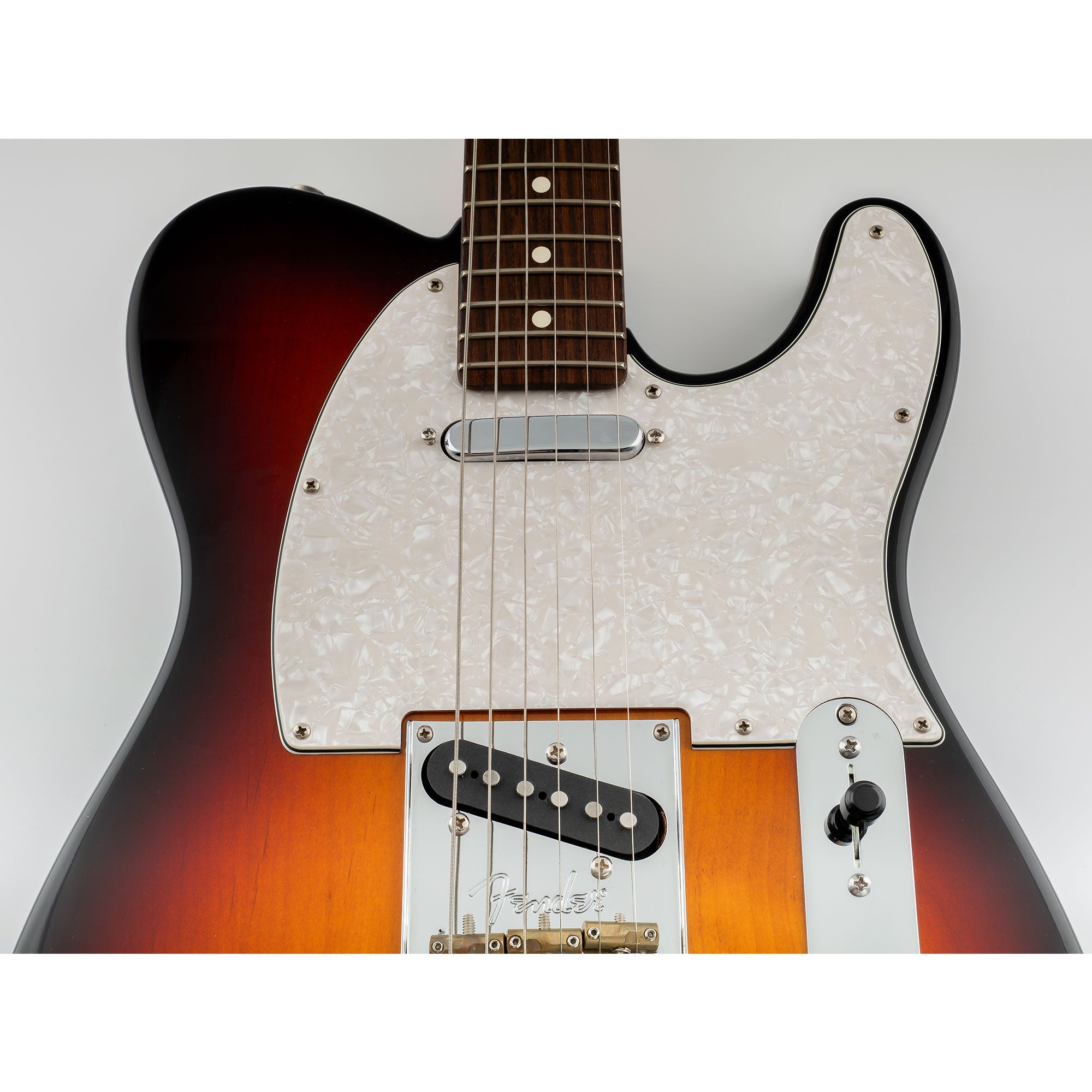 Musiclily Pro 8 Hole Tele Guitar Pickguard for USA/Mexican Made Fender Standard Telecaster Modern Style, 1/3/4 Ply