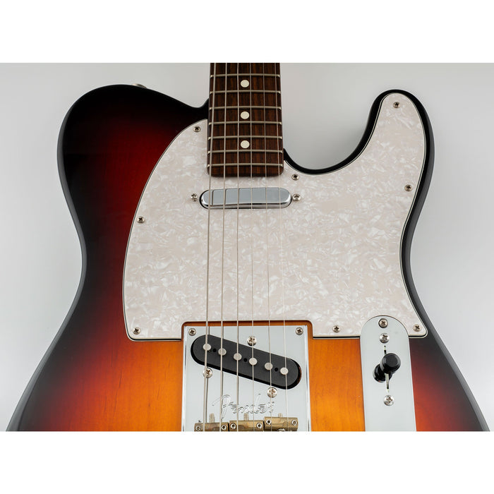 Pickguard Musiclily Pro 8 trous pour guitare Telecaster standard de style moderne, fabriqué aux États-Unis et au Mexique, 1/3/4 plis