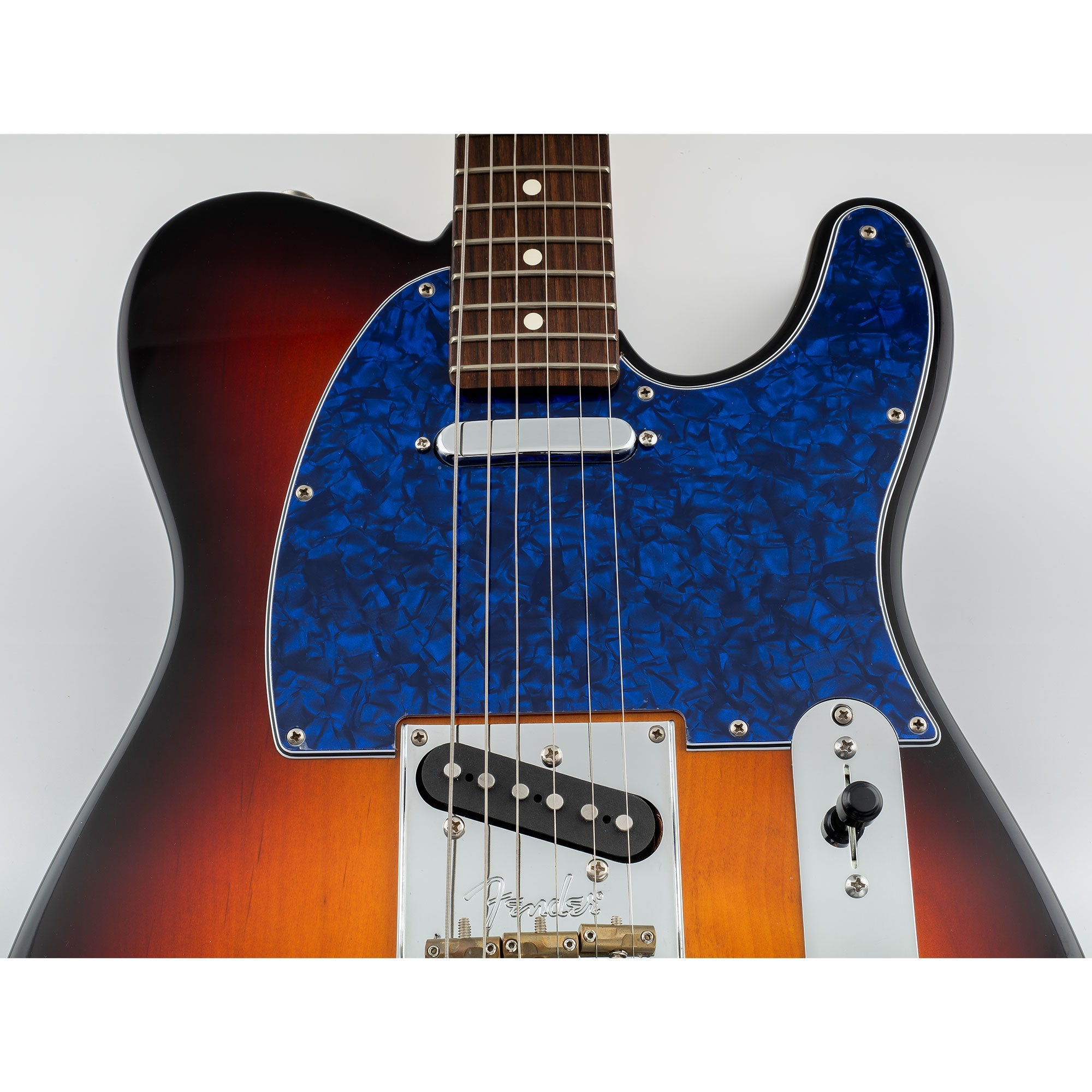 Musiclily Pro 8 Hole Tele Guitar Pickguard for USA/Mexican Made Fender Standard Telecaster Modern Style, 1/3/4 Ply