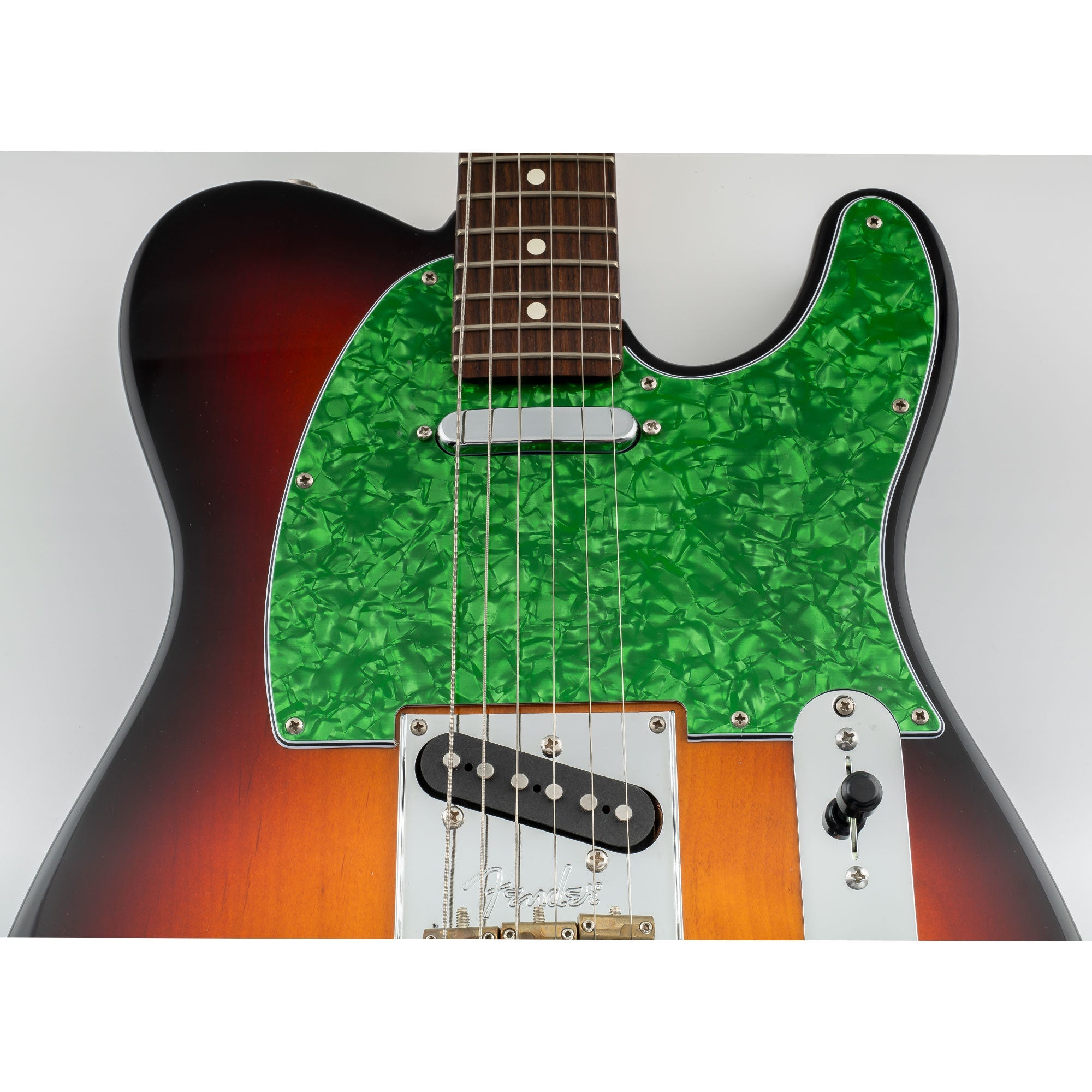 Musiclily Pro 8 Hole Tele Guitar Pickguard for USA/Mexican Made Fender Standard Telecaster Modern Style, 1/3/4 Ply