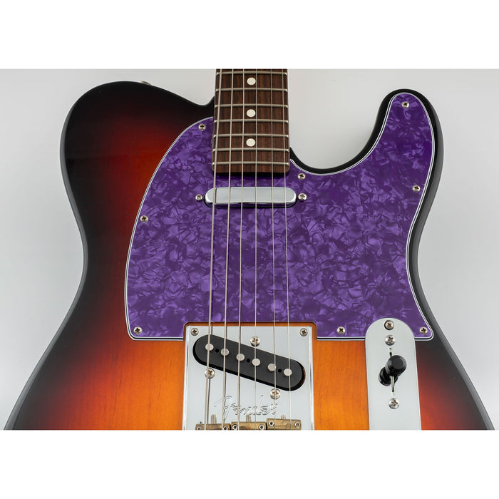 Pickguard Musiclily Pro 8 trous pour guitare Telecaster standard de style moderne, fabriqué aux États-Unis et au Mexique, 1/3/4 plis