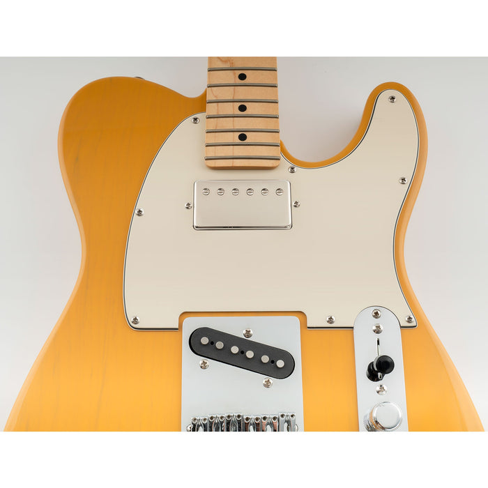 Musiclily Pro 8 Hole Guitar Tele Pickguard Humbucker HH for USA/Mexican Made Fender Standard Telecaster Modern Style, 1/3/4 Ply