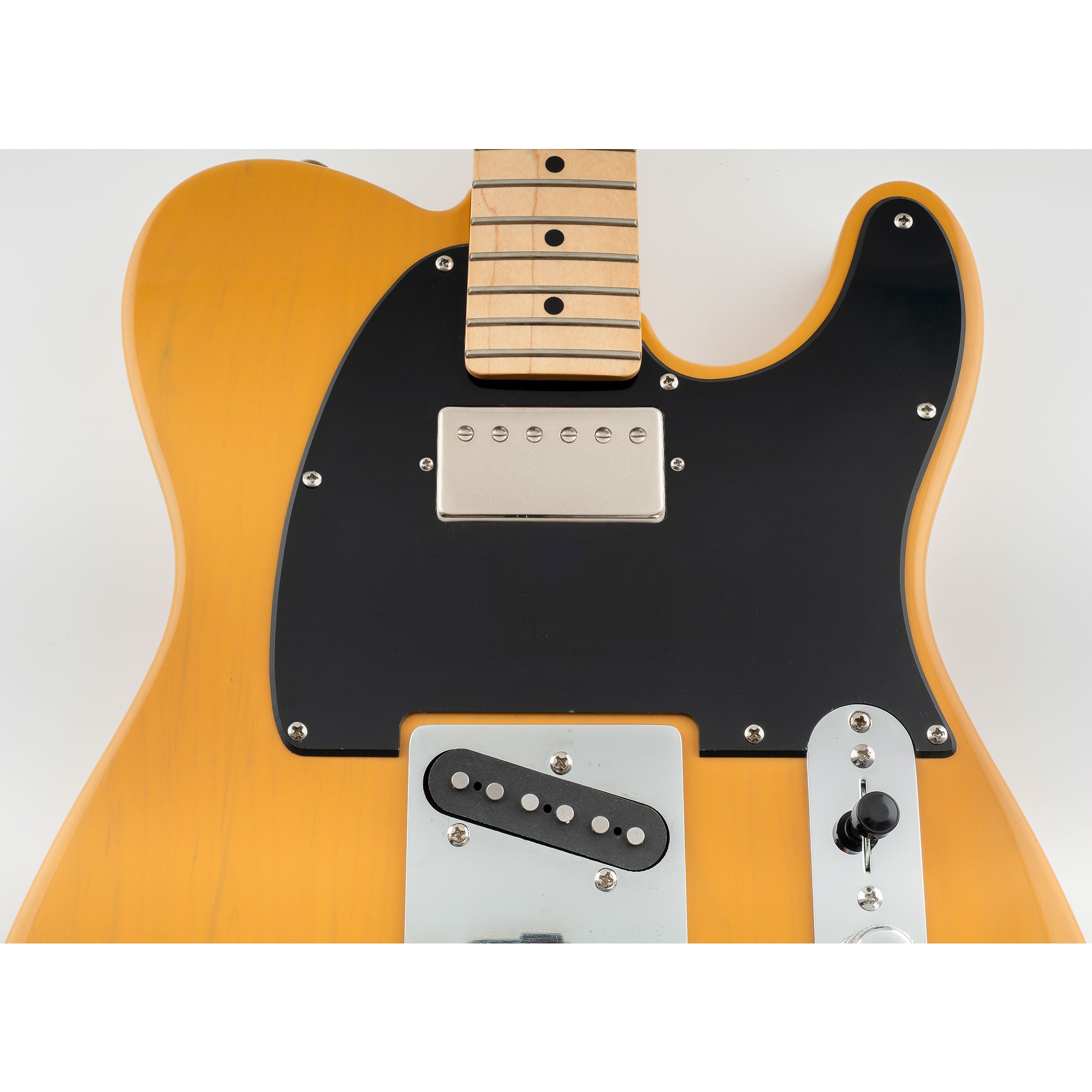 Musiclily Pro 8 отверстий накладка для гитары Tele с хамбакером HH для Fender USA/Mexican Made Standard Telecaster в современном стиле, 1/3/4 слой