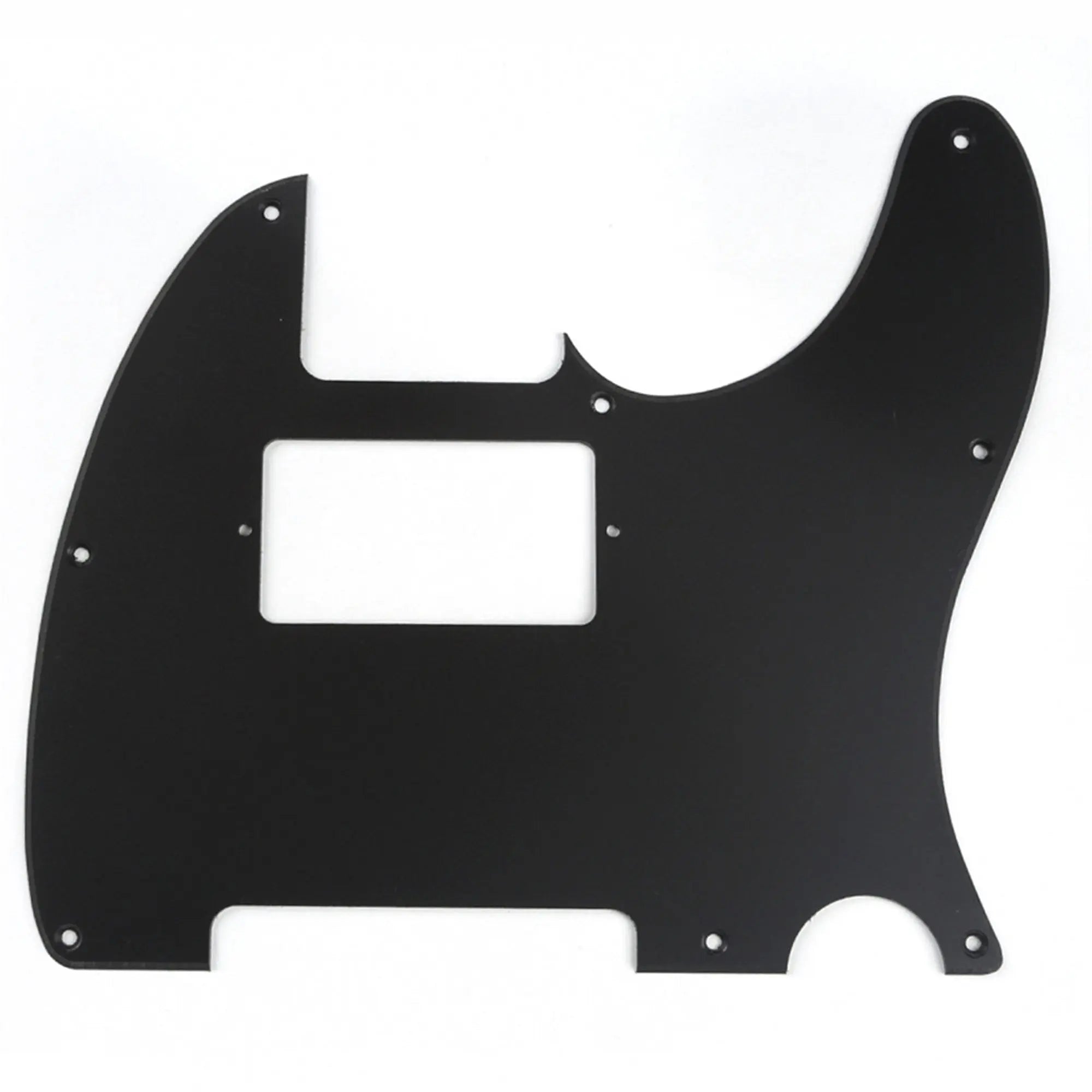 musiclily pro 8 hole guitar tele pickguard humbucker hh for usa mexican made fender standard telecaster modern style 1 3 4 ply mx0265p