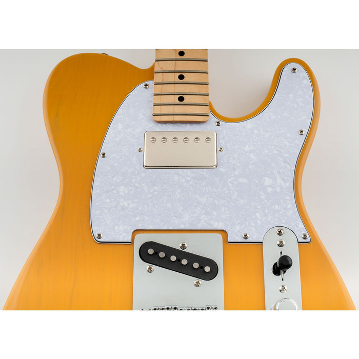 Musiclily Pro 8 Hole Guitar Tele Pickguard Humbucker HH for USA/Mexican Made Fender Standard Telecaster Modern Style, 1/3/4 Ply