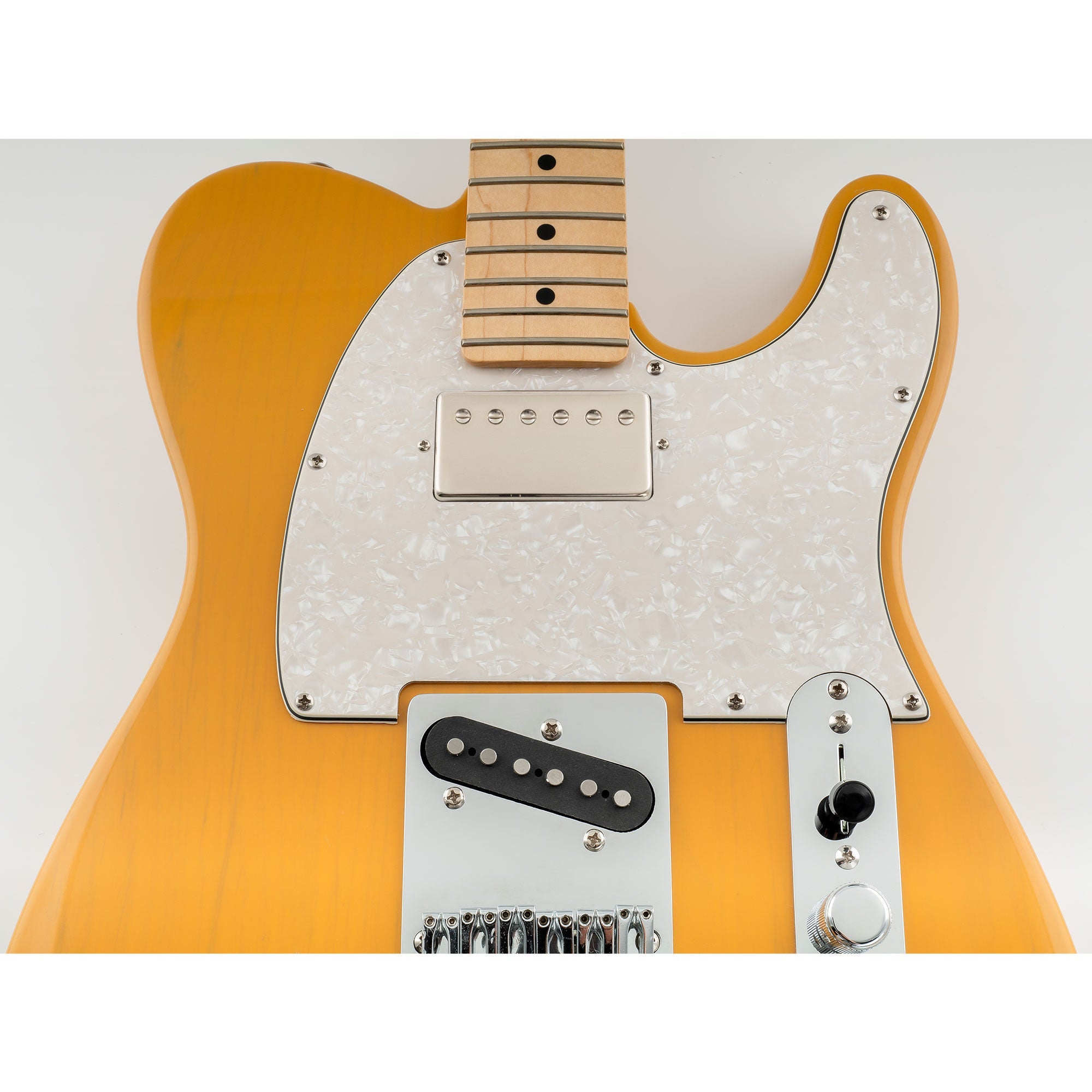 Musiclily Pro 8 отверстий накладка для гитары Tele с хамбакером HH для Fender USA/Mexican Made Standard Telecaster в современном стиле, 1/3/4 слой