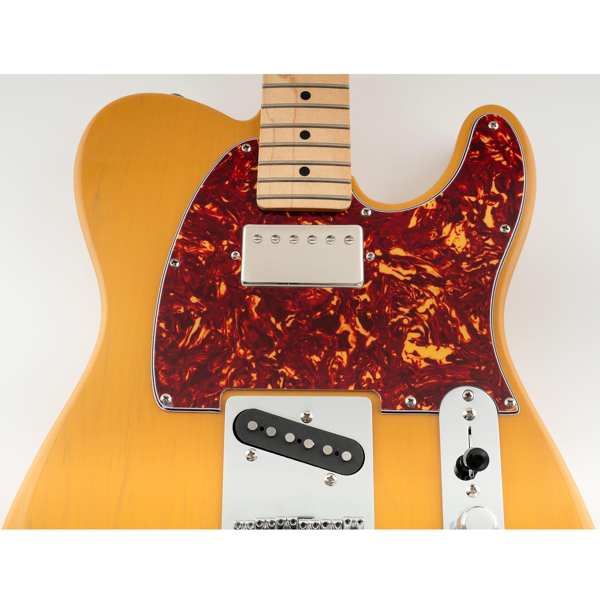 Musiclily Pro 8 отверстий накладка для гитары Tele с хамбакером HH для Fender USA/Mexican Made Standard Telecaster в современном стиле, 1/3/4 слой