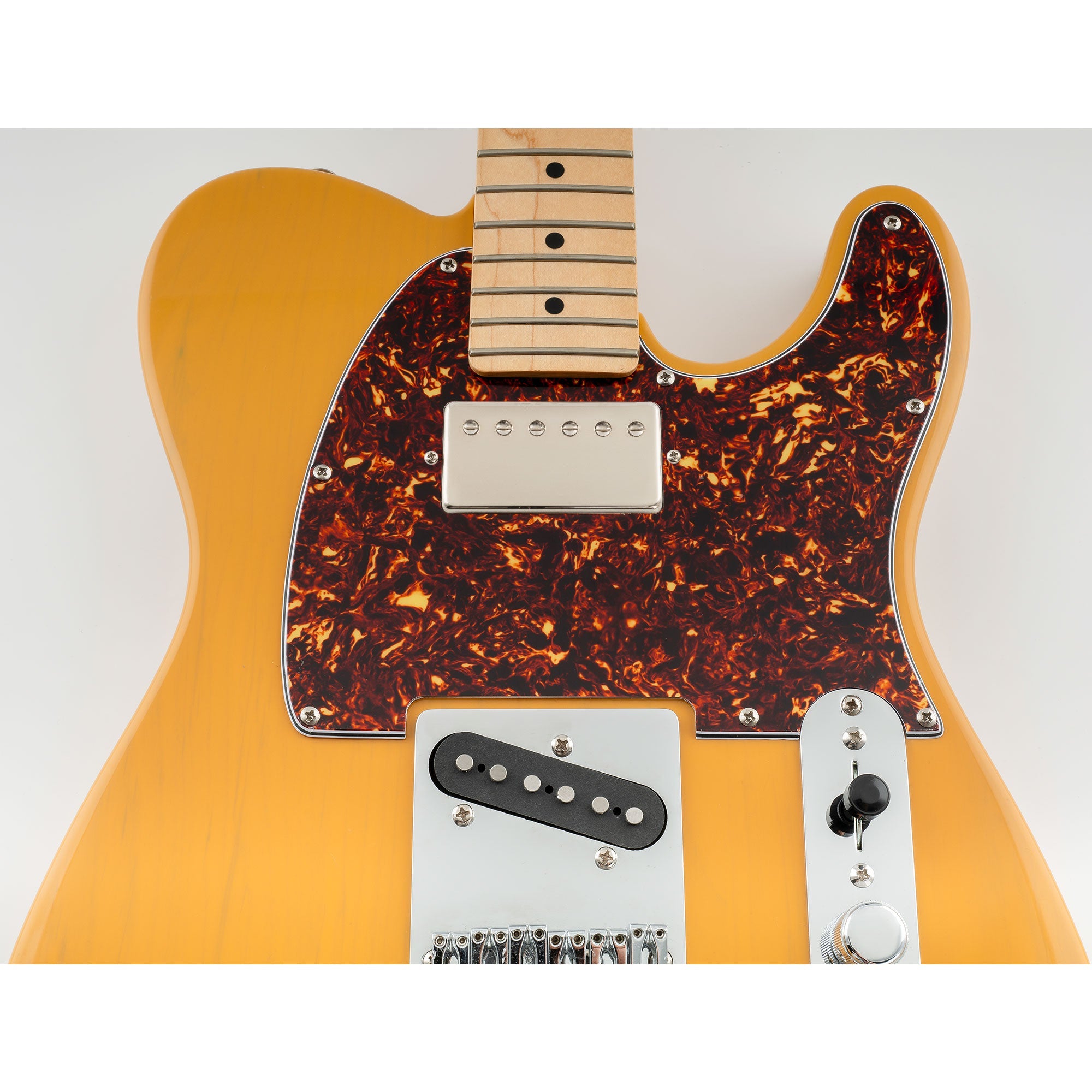 Musiclily Pro 8 отверстий накладка для гитары Tele с хамбакером HH для Fender USA/Mexican Made Standard Telecaster в современном стиле, 1/3/4 слой