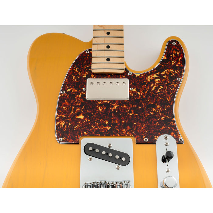 Musiclily Pro 8 Hole Guitar Tele Pickguard Humbucker HH for USA/Mexican Made Fender Standard Telecaster Modern Style, 1/3/4 Ply