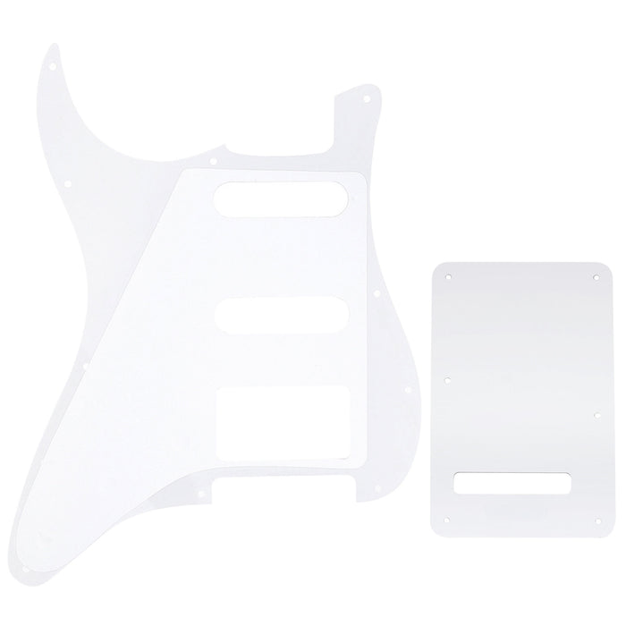 Part of musiclily pro ssh 11 hole strat guitar pickguard and backplate set for fender usa mexican standard stratocaster modern style 1 3 4ply mx0310mx0021p