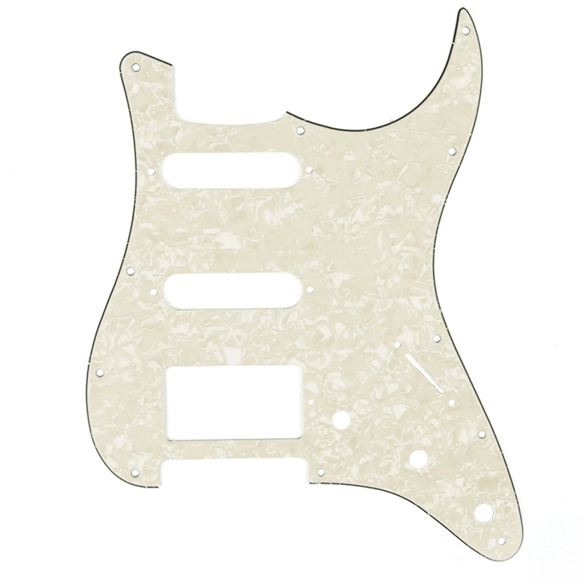 musiclily pro hss 11 hole guitar strat pickguard for fender usa mexican made standard stratocaster modern style 1 3 4 ply mx0310p