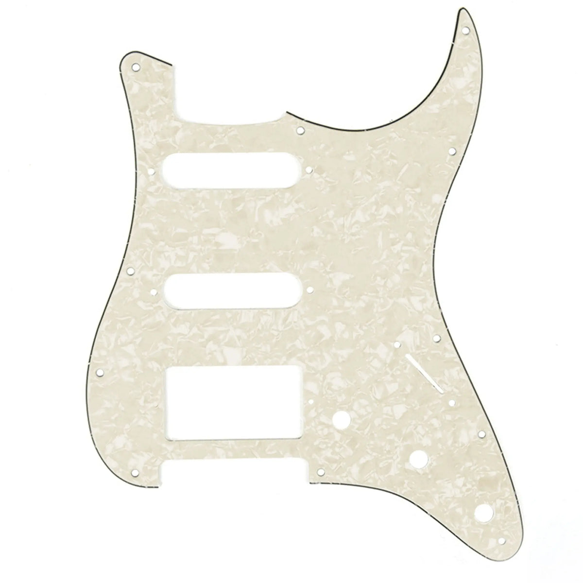 musiclily pro hss 11 hole guitar strat pickguard for fender usa mexican made standard stratocaster modern style 1 3 4 ply mx0310p