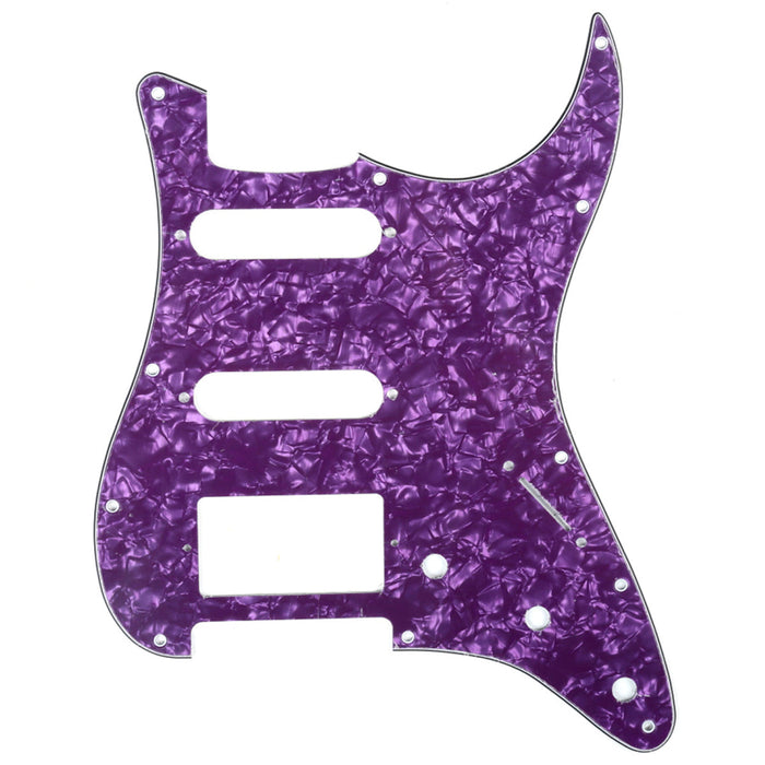 musiclily pro hss 11 hole guitar strat pickguard for fender usa mexican made standard stratocaster modern style 1 3 4 ply mx0310p