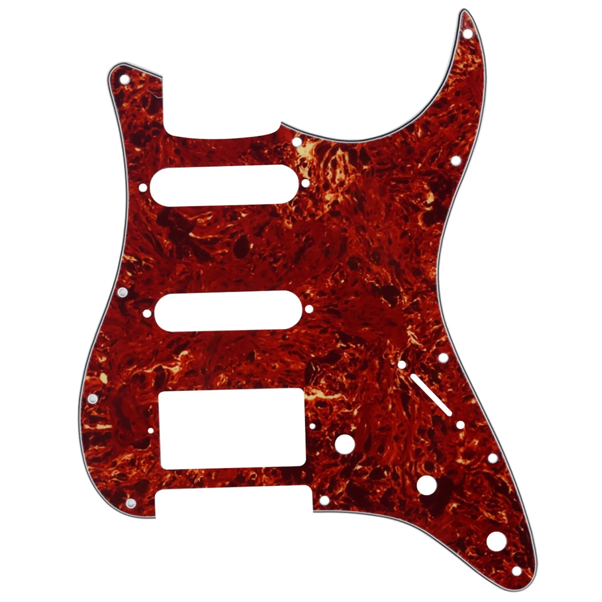 musiclily pro hss 11 hole guitar strat pickguard for fender usa mexican made standard stratocaster modern style 1 3 4 ply mx0310p